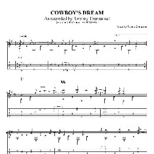 tommy emmanuel cowboys dream 吉他谱 tommy emmanuel