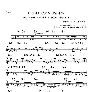 萨克斯谱 | Good Day At Work Concert