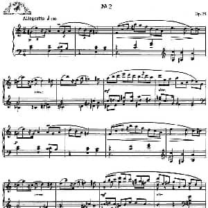 9首玛祖卡舞曲 Op.25 钢琴谱 亚力山大 斯克里亚宾