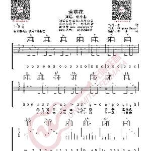 张小斐 萱草花 吉他谱_歌曲简谱