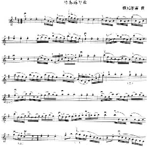 小提琴谱 | 协奏练习曲 维瓦尔蒂