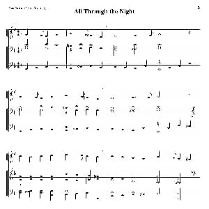 All Through the Night 小号 钢琴伴奏