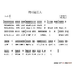 何时能长大_歌谱投稿_词曲:邓海华 邓海华