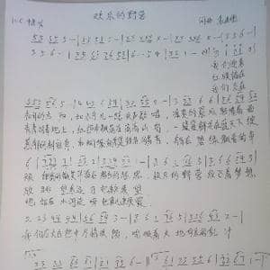 欢乐的野营_歌曲简谱_词曲:袁进德 袁进德