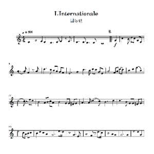 国际歌_歌谱投稿_词曲:欧仁 鲍狄埃 比尔 狄盖特