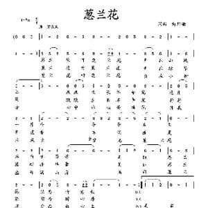 葱兰花_歌曲简谱_词曲:向邦瑜 向邦瑜