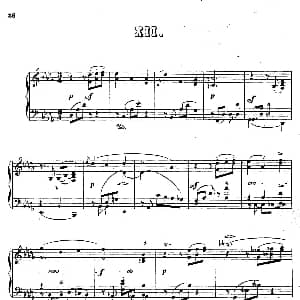 Waltzes Op.23 钢琴谱 狄奥多 柯希纳