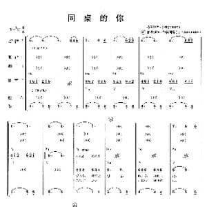 同桌的你_歌曲简谱
