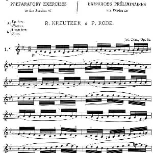 小提琴谱 | 顿特24首小提琴练习曲 作品37—1 顿特