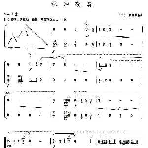 古筝谱 | 林冲夜奔 上海筝会 考级十级曲目 陆修棠 王巽之　编曲