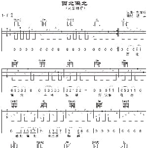西北偏北 吉他谱 刘东明 刘东明词曲 彼岸