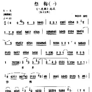 汉剧 祭梅 一 二度梅 陈杏元唱段 陈伯华