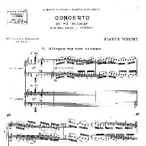 Concerto for 2 Pianos in d Minor 钢琴谱 弗朗西斯 普朗克 Francis Poulenc