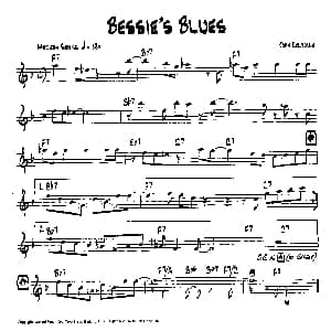 BESSIE'S BLUES 降B爵士乐谱