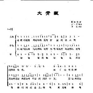 大青藏_歌曲简谱_词曲:西藏民歌 孟卫东编曲