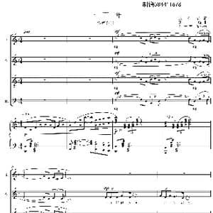 一百年混声合唱谱_歌曲简谱