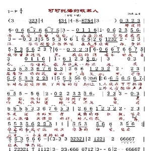 可可托海的牧羊人_歌谱投稿_词曲:王琪 王琪