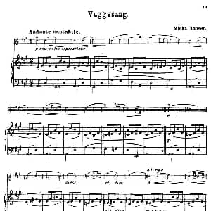 小提琴谱 | Vuggesang. 小提琴 钢琴伴奏