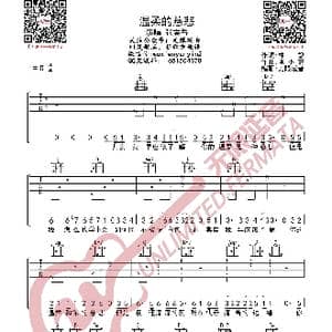 张震岳 温柔的慈悲吉他谱_歌曲简谱