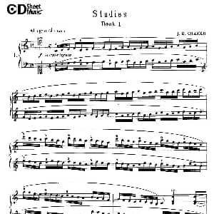 Cramer 84 exercices 钢琴谱 Cramer 克拉莫