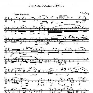 萨克斯谱 | 四十八首旋律练习曲之二十七