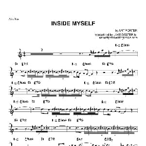 萨克斯谱 | Inside Myself 中音萨克斯