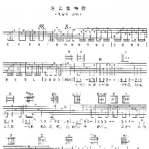 怎么舍得你 吉他谱 张学友