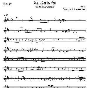 萨克斯谱 | All I See IsYou 降E大调