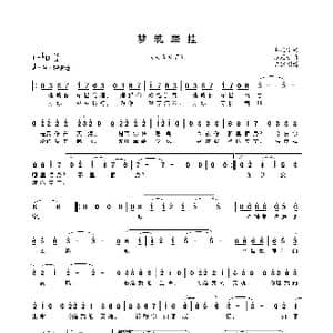 梦魂牵挂_歌曲简谱_词曲:李延宗 张廷新