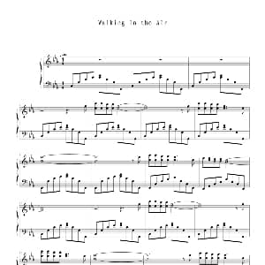 Walking in the air 钢琴谱 Howard