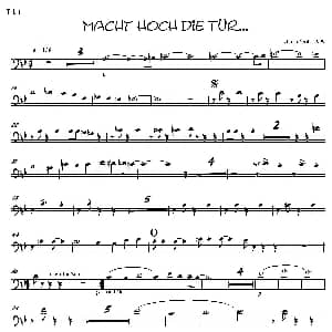Macht Hoch Die Tru… 第一小号分谱