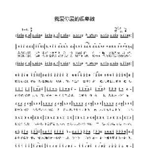 我爱你爱的很卑微_歌曲简谱_词曲:马东川 姜振