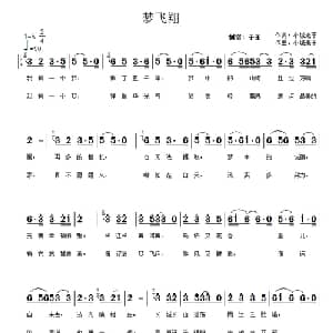 梦飞翔_通俗唱法乐谱_词曲:小城老于 小城老于