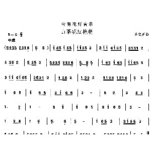 山茶花红艳 云南花灯 中国民族民间舞曲选 孙宝萝