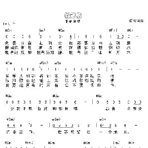 假行僧 吉他谱 崔健 崔健 崔健