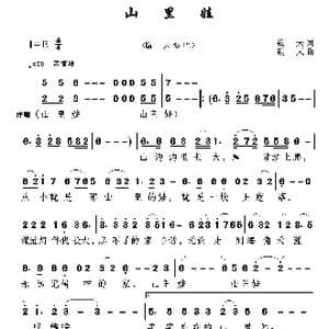 山里娃_歌谱投稿_词曲:镐天 镐天