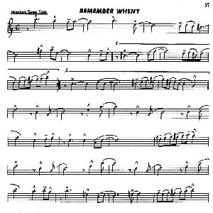 萨克斯谱 | Basic Jazz Conception for saxophone REMEMBER WHEH? Lennie Niehaus