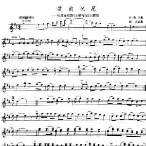 小提琴谱 | 爱的祝愿 电视剧 女银行家 主题歌 张振国