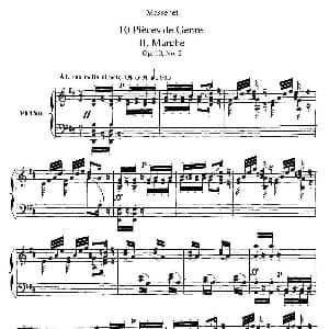 Dix Pièces de Genre Op.10 钢琴谱 朱尔斯 埃米尔 马斯涅
