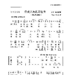 你是人民的好医生_歌曲简谱_词曲:朱吴妮娜 刘泽湖