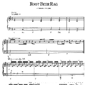 Root Beer Rag 钢琴谱
