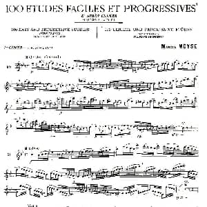 长笛曲谱 | moyse 100首练习曲之50—66 moyse