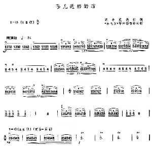 二胡谱 | 喜儿进奶奶庙 舞剧 白毛女 第六场音乐片段