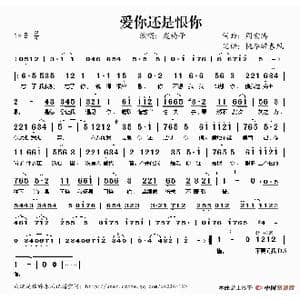 爱你还是恨你_歌谱投稿_词曲:周宏涛 周宏涛