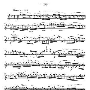 萨克斯谱 | 菲林萨克斯管练习曲 18 弗朗茨 威廉 费林原曲 李志远改编