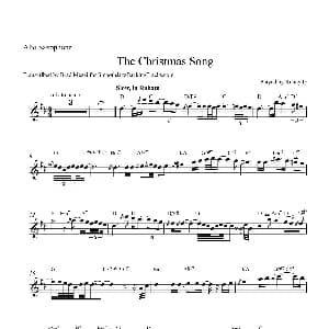 萨克斯谱 | The Christmas Song 中音萨克斯