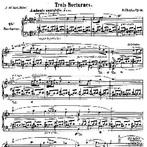 F大调夜曲Op.15 1 钢琴谱 肖邦