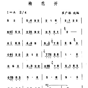 梅花开 吉剧曲牌音乐 崔广林改编