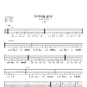 Losing grip 吉他谱 Avril Lavigne