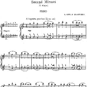 7 Ancient Dances 4H 四手联弹 钢琴谱 里奥鲍尔德 戈多夫斯基